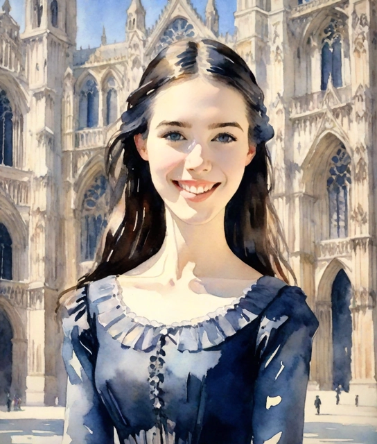Photo to Watercolor Painting Generator Example Result